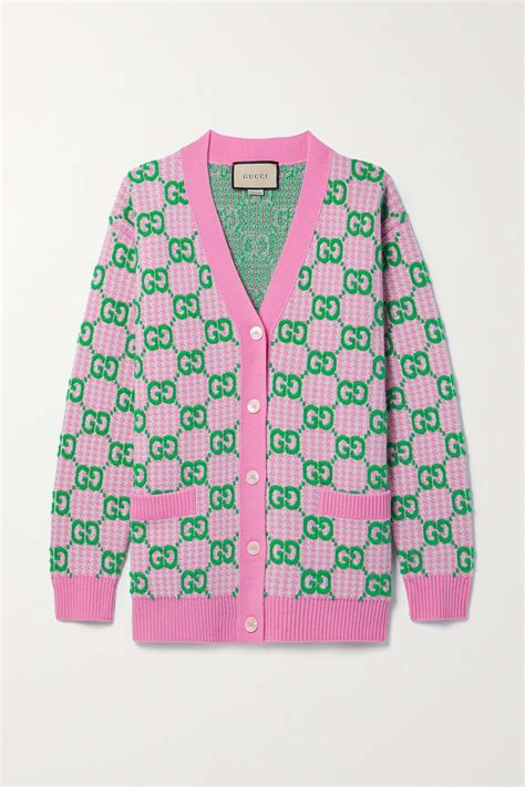 hot pink gucci t shirt|gucci pink green cardigan.